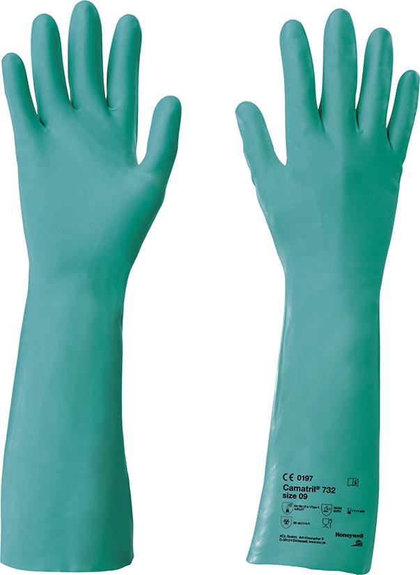 Handschuh Camatril 732, 400 mm,Gr. 8,grün Honeywell