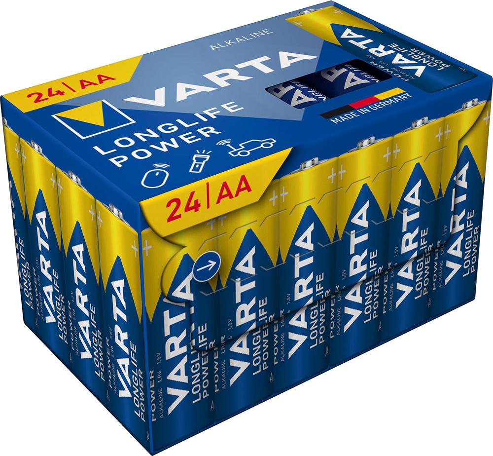 VARTA Longlife Power AA, 24er Cube