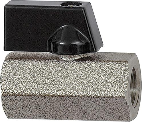 Mini-Kugelhahn valve lineFlügelgriff, IG/IG G 3/8", PN 10, Messing RIEGLER