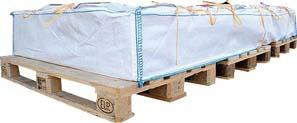 Big Bag 260x125x30cm, SWL 1.500 kg, SF 5:1, Warndruck Asbest