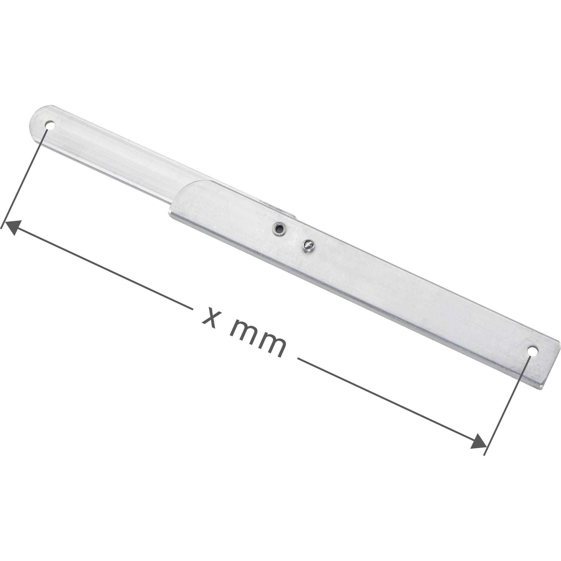 Knickstrebe 422 mm links mit Anschlag