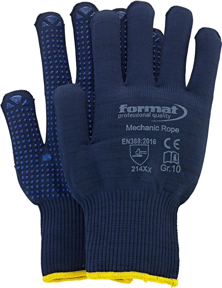 Handschuh Mechanic Rope, Gr.9, FORMAT