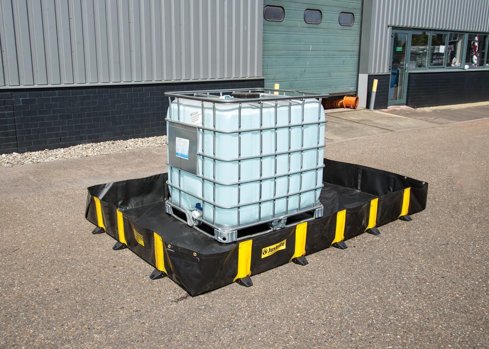 Flexible Auffangwanne befahrbar, PVC UV-,Chemikalienbeständig 3700x4900x305 mm