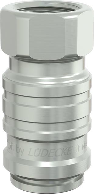 WaterProfi Kupplung Serie WPN DN9, o.Ventil, IG G3/4", LÜDECKE