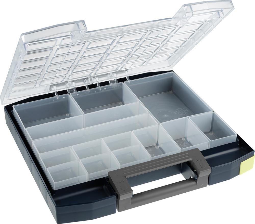 Sortimentskoffer Polycarbonat boxxser 80 8x8-20 blau raaco