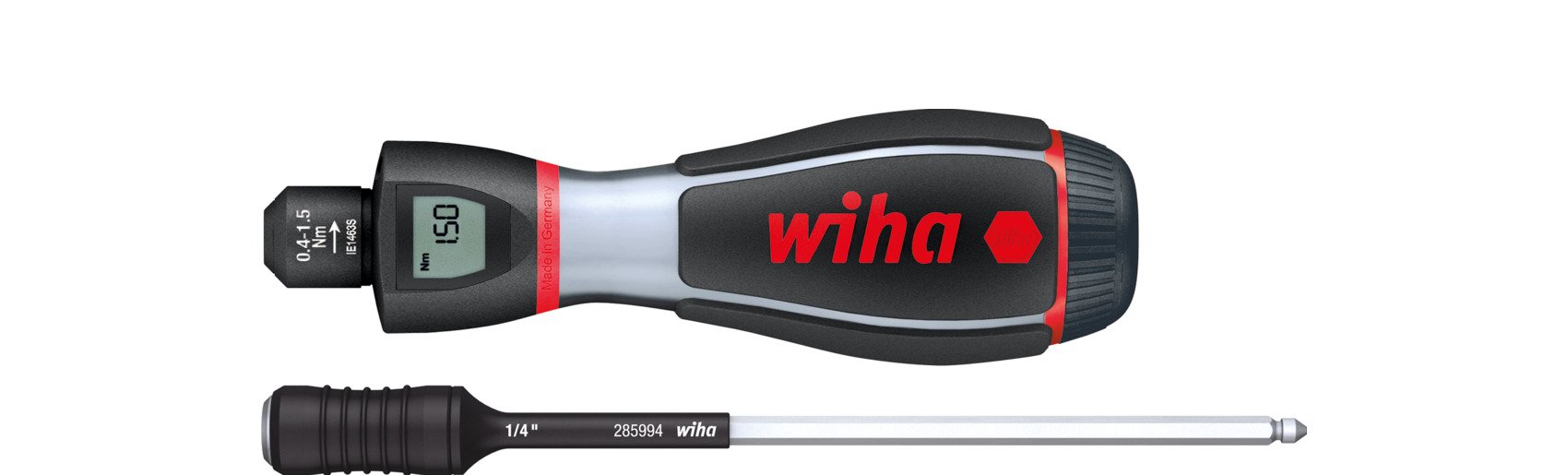 Wiha Drehmoment-Schraubendreher iTorque® mit Digitalskala 0.4 - 1.5 (36886)
