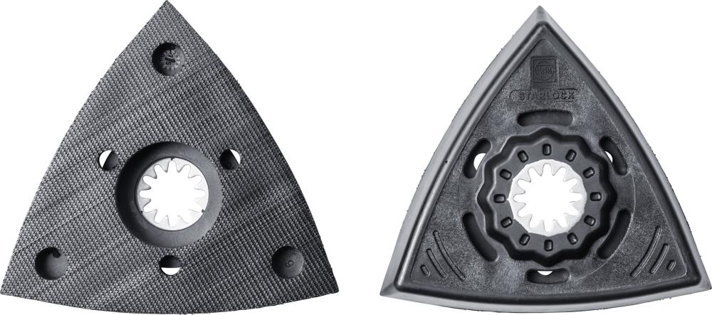 Schleifplatten-Set Dreieck, gelocht Fein VE à 2 Stück Starlock