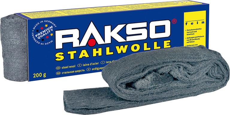 Stahlwolle Gr. 000 fein, 200 g Rakso