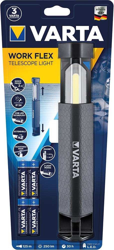 VARTA Work Flex TelescopeTelescope Light 4AA