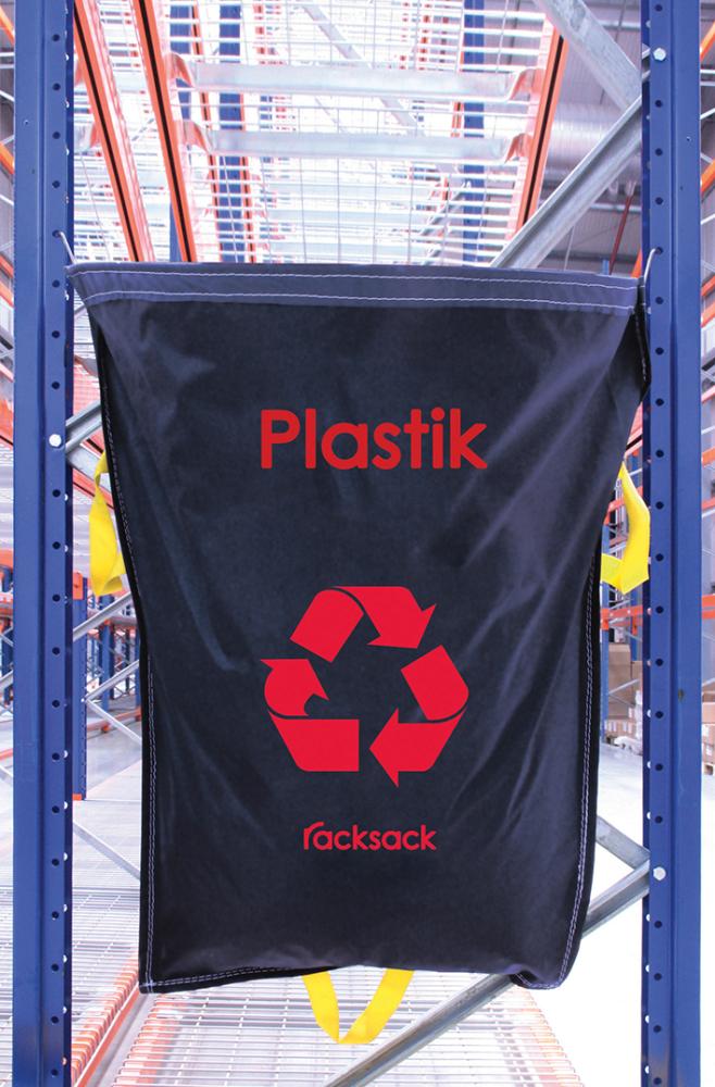 Abfalltrennung Racksack Plastik