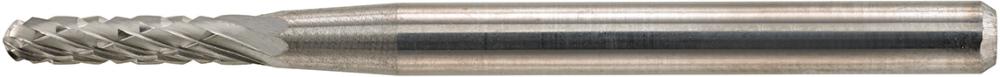 Hartmetall-Kleinfrässtift (Rotorfräser) DIN 8033 – Schaft-Ø 3 mm, Walzenrundform WRC, Zahnung C