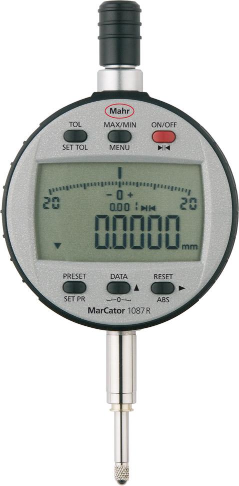 Dig.-Messuhr IP42 MahrCator 1087 R 0,0005/12,5 mm mit Daten MAHR