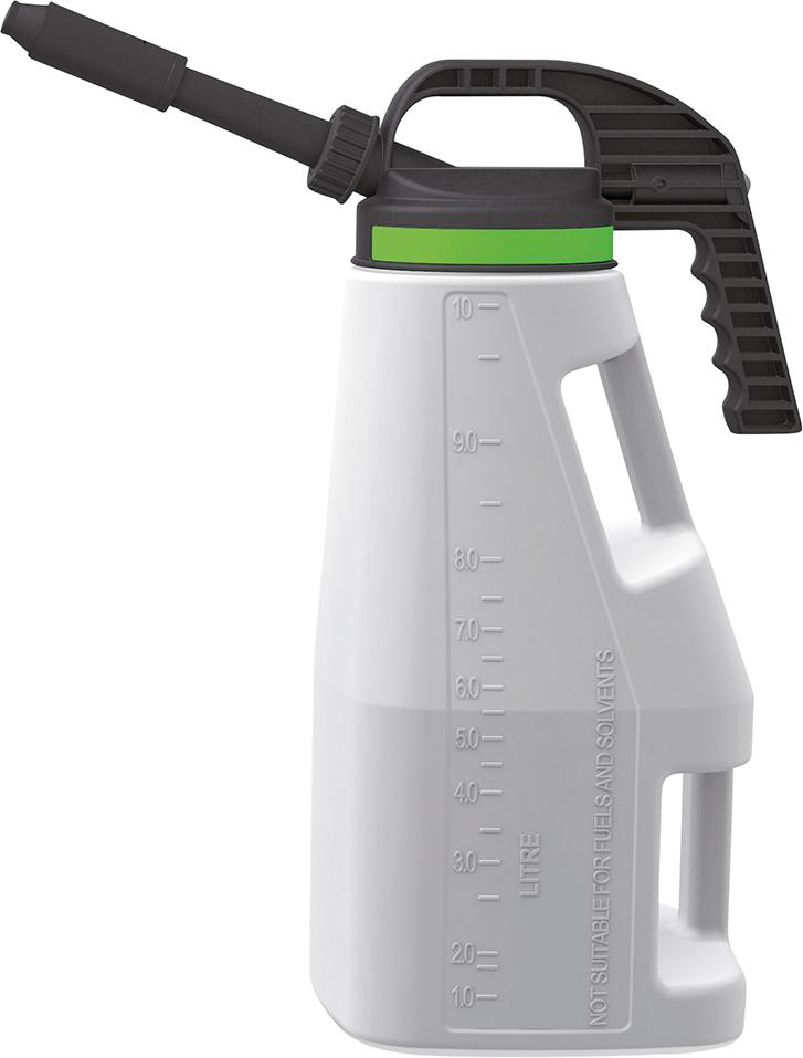 Abfüllkanne PE 10 Liter mit kurzem/langem Auslauf