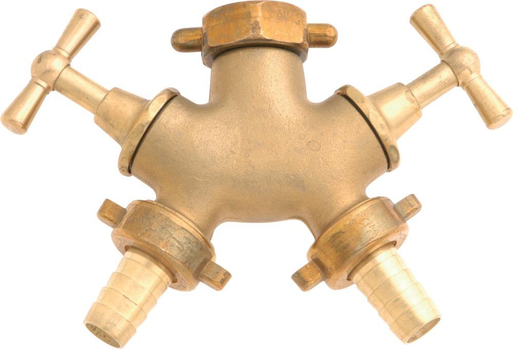 GEKA Zweiwegeventil MS m.Überwurfmutter G3/4" 2x13mm Tülle SB
