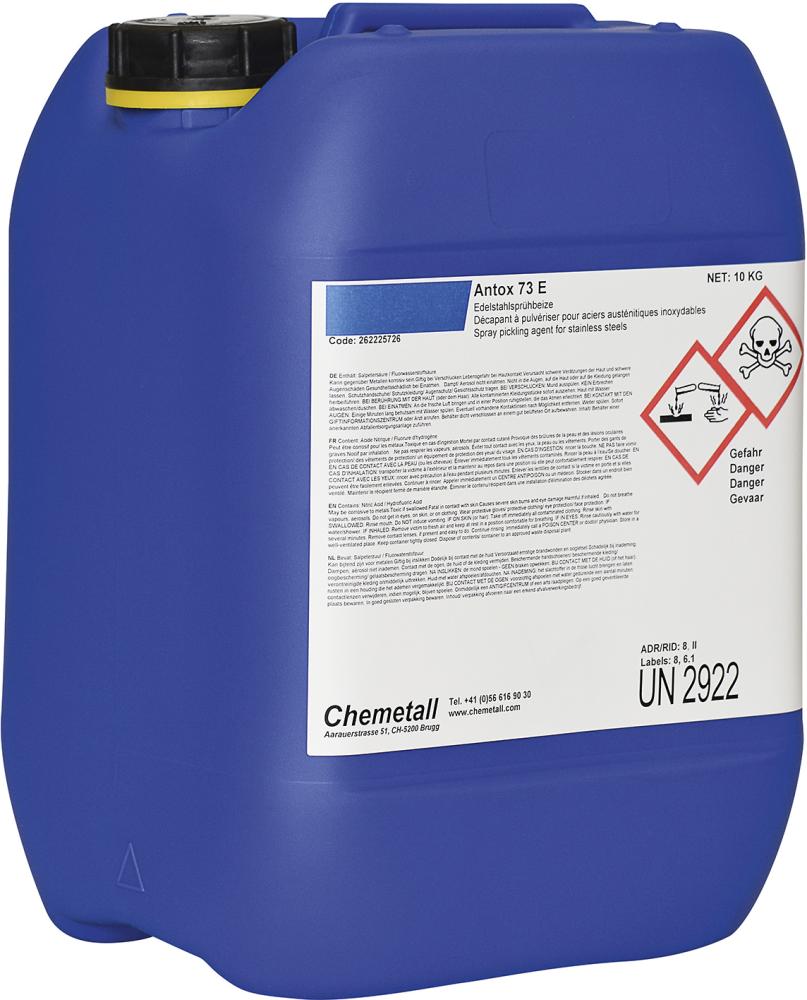 Edelstahlsprühbeize 73 E/73 E-Plus