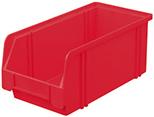 Sichtlagerkasten LK 3A rot 290/266x140x130 mm LA-KA-PE