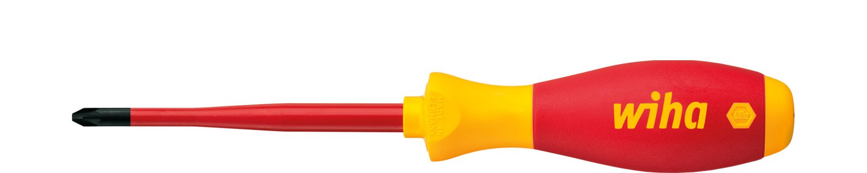 Wiha Schraubendreher SoftFinish® electric slimFix Pozidriv PZ1 x 80 mm (35395)