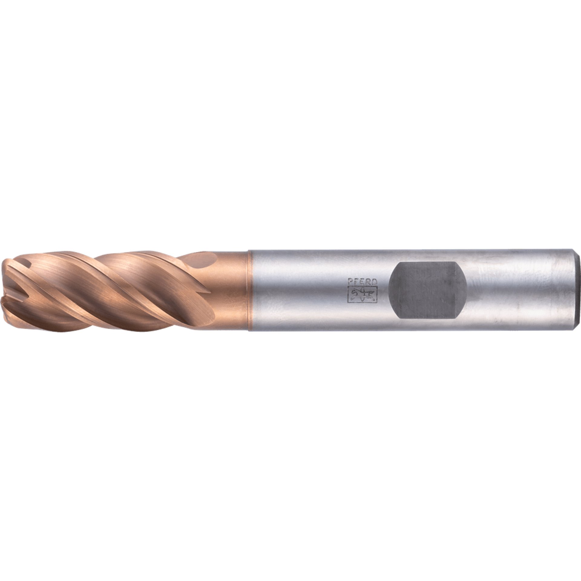 PFERD TOOLS SCM Vollhartmetall-Fräser SCM-HC4M-M120R20-M83HB TI40