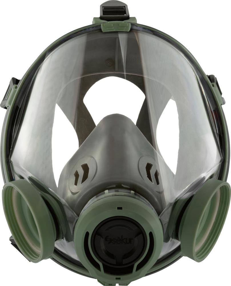 Vollmaske C702/TWIN (Klasse 3), olive/black