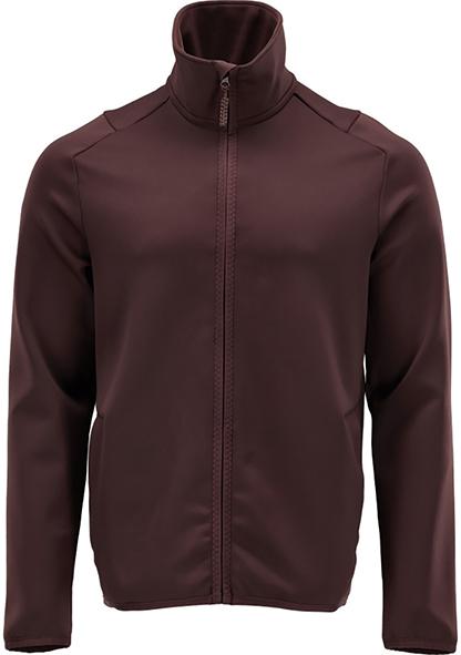 Fleecepullover m. RV, bordeaux, XS