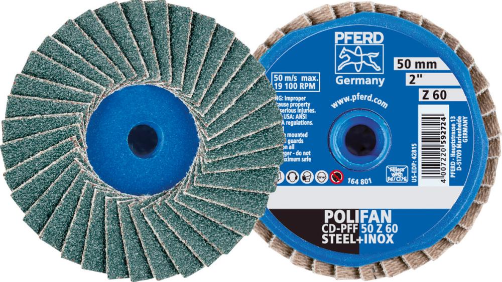 COMBIDISC Mini-Polifan Zirkonkorund 50mm K40 Pferd