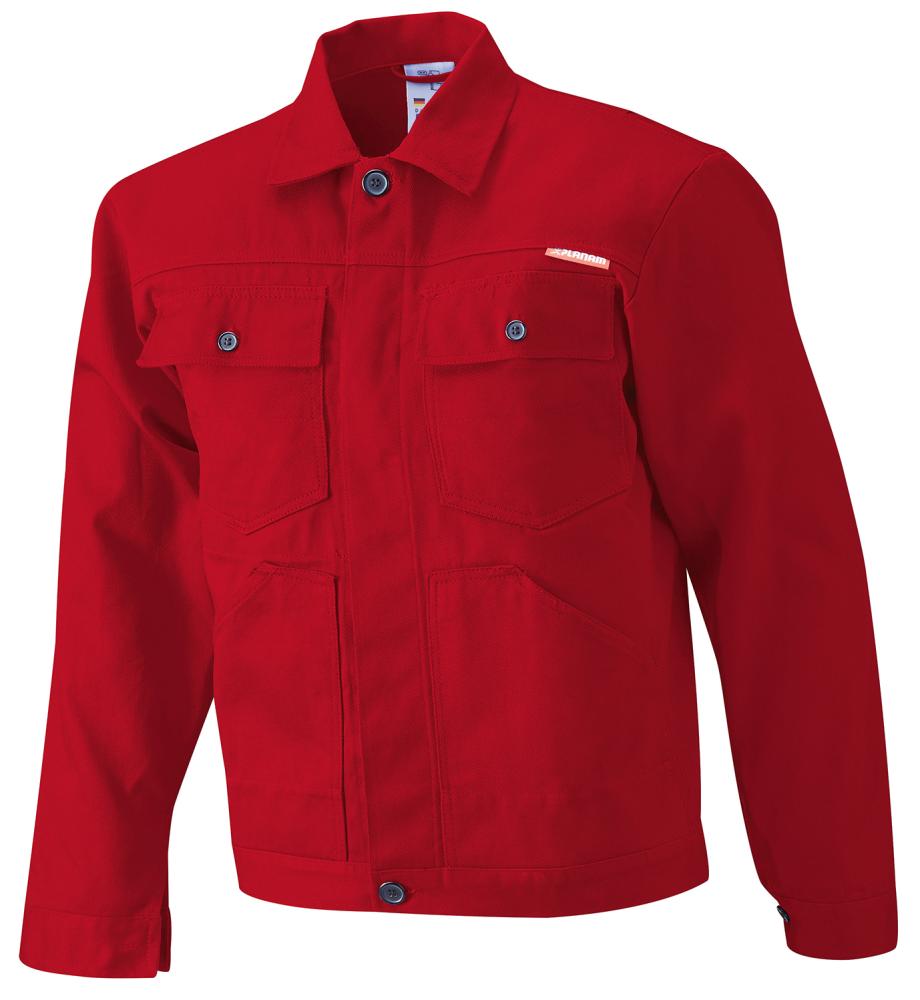 Bundjacke, 100% BW,290 g/qm,Gr.52,mittelrot PLANAM