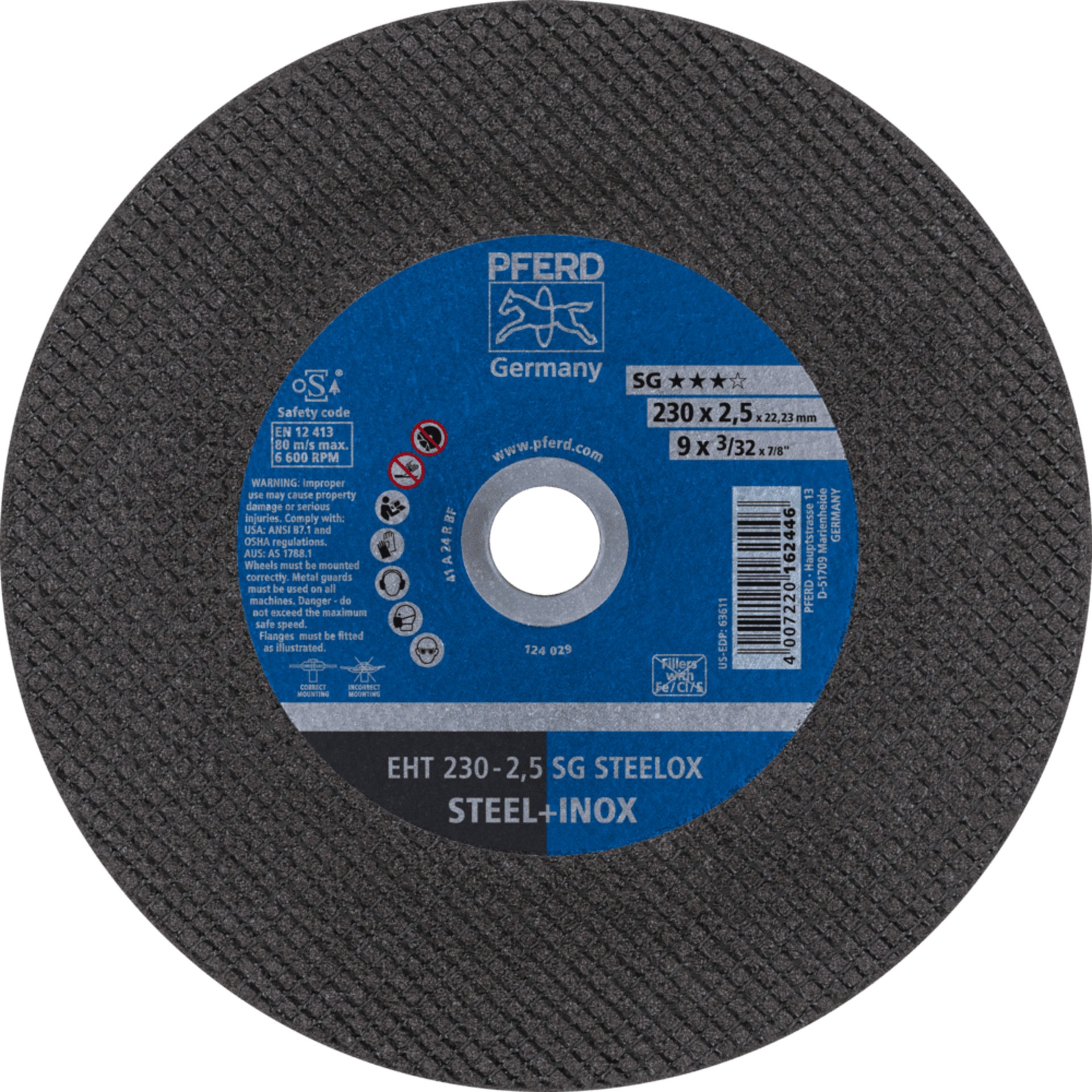 PFERD TOOLS Trennscheiben EHT 230-2,5 SG STEELOX