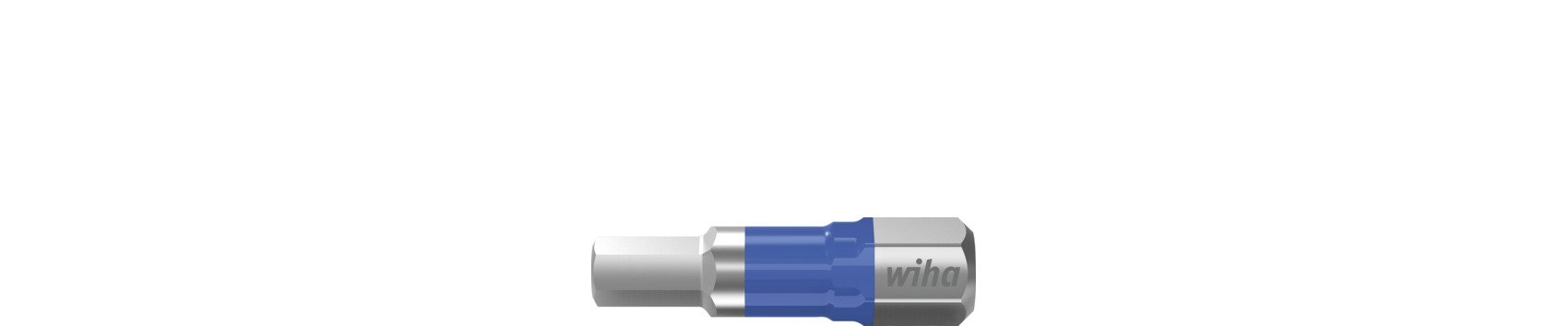 Wiha Bit Set T-Bit 25 mm Sechskant (SW5) 5-tlg. 1/4" C6,3 in Box (41613)