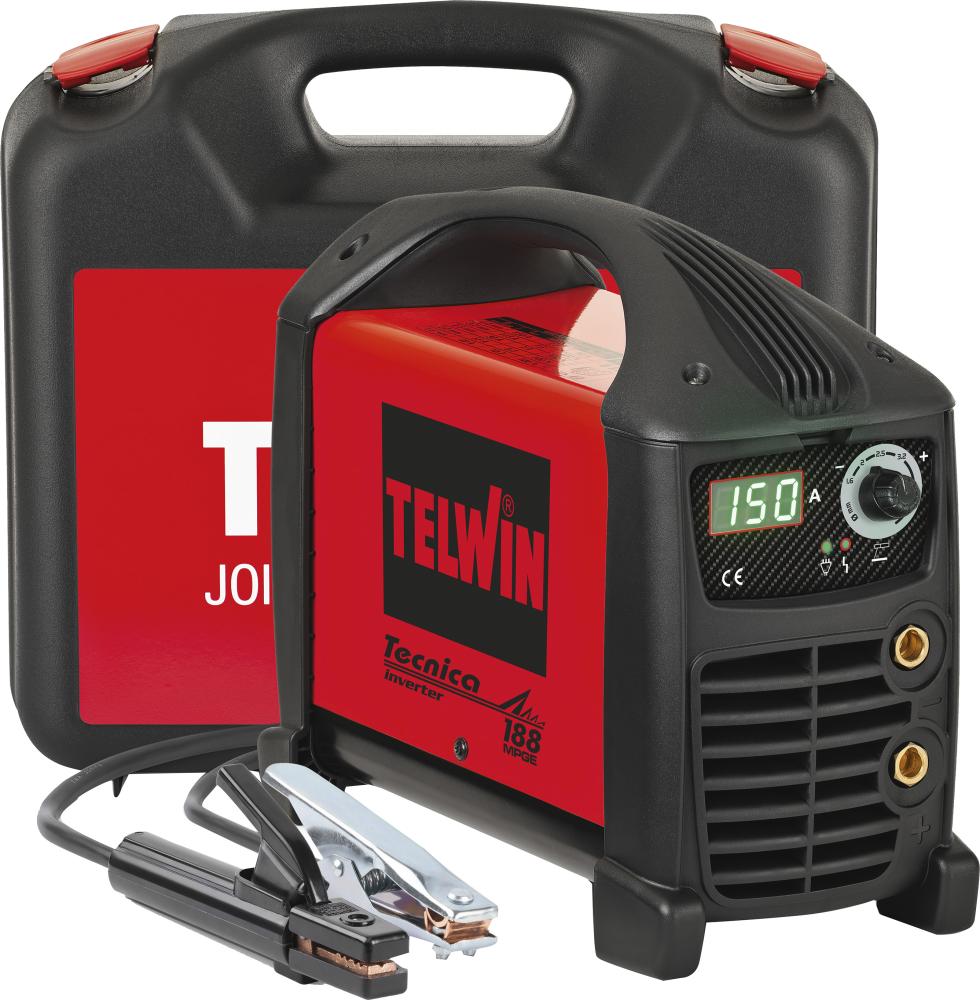 E-Hand-Schweißinverter TECNICA 188 MPGE + Koffer