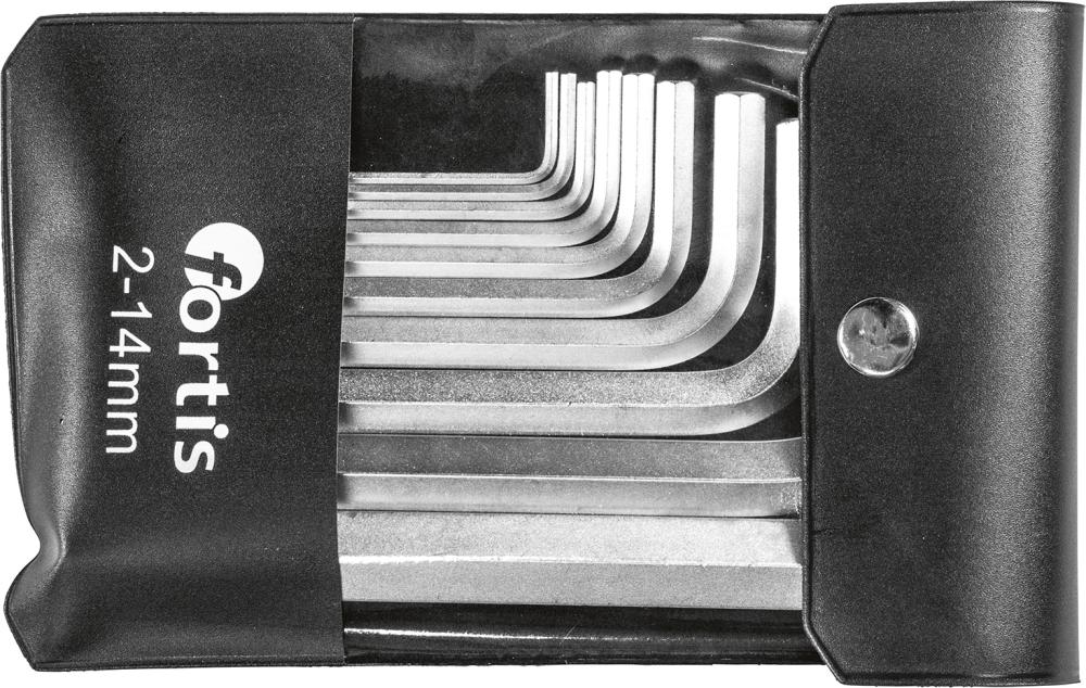 Winkelschraubendreher- Satz in Tasche 10-teilig 2-14mm FORTIS