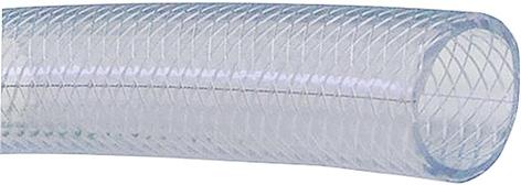 Silikonschlauch transp. mit Einlage, FDA, 19x4,5mm, 25m