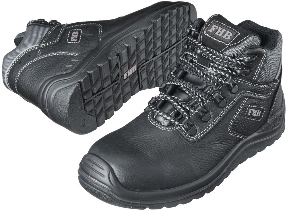 Schnürstiefel WILFRIED schwarz 46 EN ISO 20345-S3 FHB