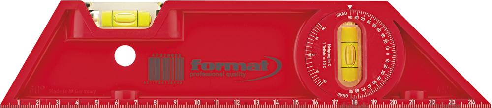 Wasserwaage Universal 25cm mit Magnet FORMAT