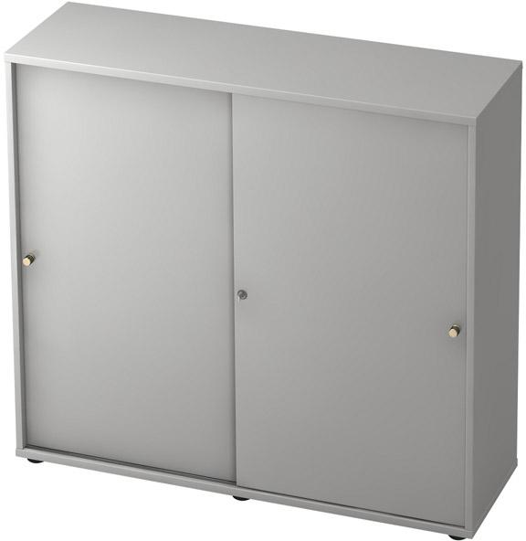Schiebetürenschrank ProfiGrau, 120x40x100mm, 3OH