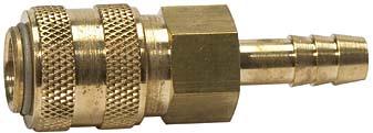 SchnellverschlusskupplungNW 5, Messing, connect-line, Tülle 6mm RIEGLER