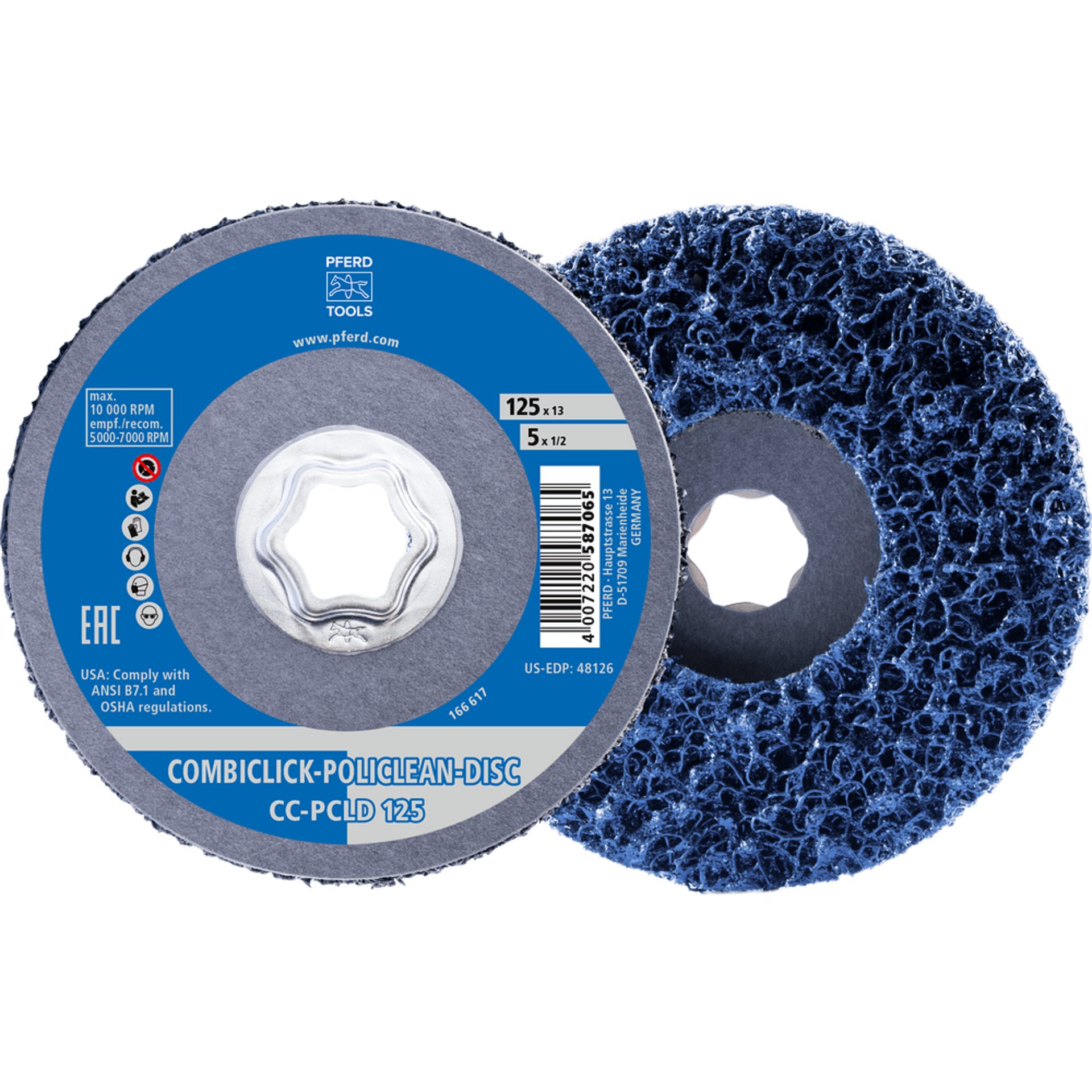 PFERD TOOLS COMBICLICK CC-PCLD PLUS 125
