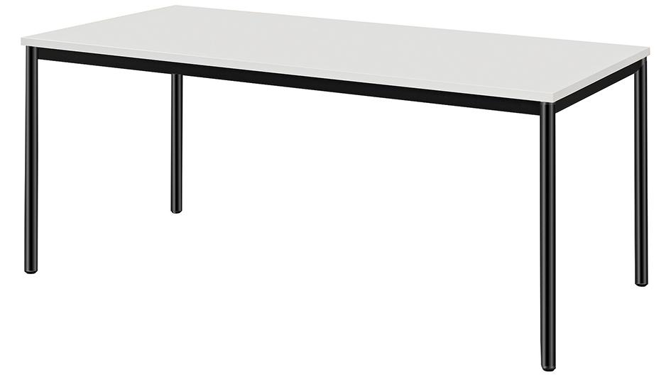 Mehrzwecktisch 1600x800 schwarz/lichtgrau 25mm