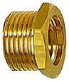 Reduziernippel kurz, Messing, AG G3/8" , IG G1/8", RIEGLER