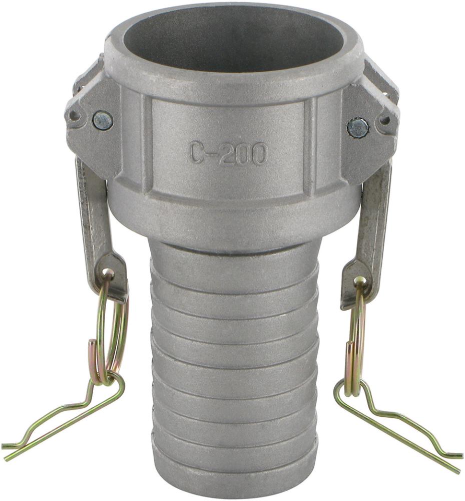 Kamlok Mutterteil Typ C DN200, Tülle 200mm, Alu