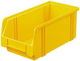 Sichtlagerkasten LK 3A gelb 290/266x140x130 mm LA-KA-PE