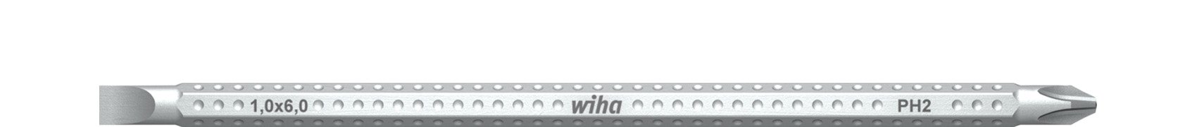 Wiha Wechselklinge SYSTEM 6 Schlitz, Phillips 6,0 mm, PH2, 150 mm (00666)
