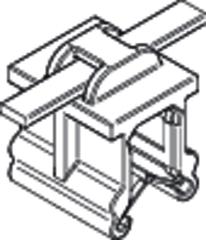 Befestigungsbinder, EdgeClip, O-Q, PA66HS, schwarz, 3-6mm, HP