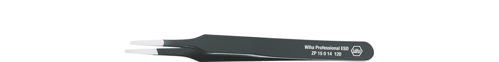 Wiha Präzisionspinzette Professional ESD Typ 2a 2a, 120 mm (32329)