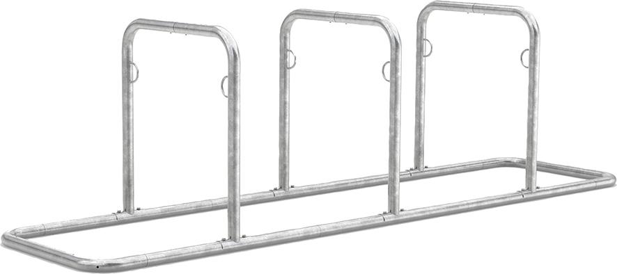 Fahrrad-Anlehnsystem Modell Galaxy verzinkt L 3020 mm, 6 Plätze