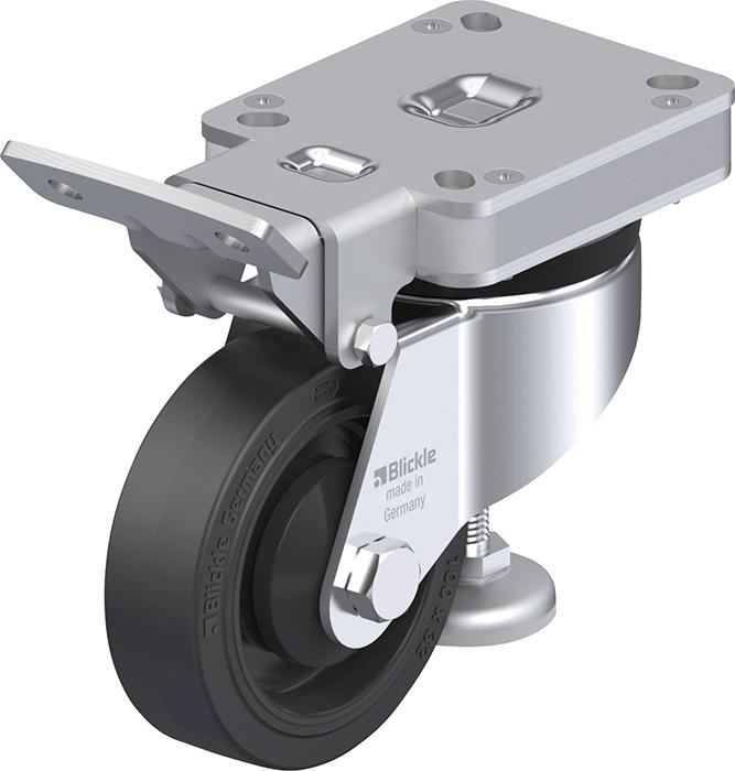 Heberolle Rad-D100mm Gummi HRLK-POEV 100KA