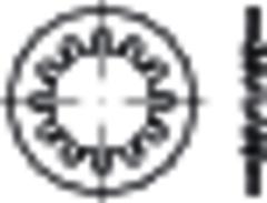 ~DIN 6797, FST, galZn, Form I = innengezahnt, HP