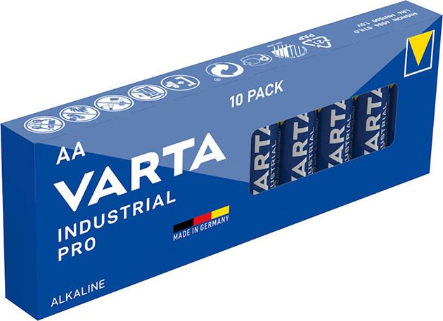 Batterie Industrial Pro AA Karton a 400 Stück VARTA