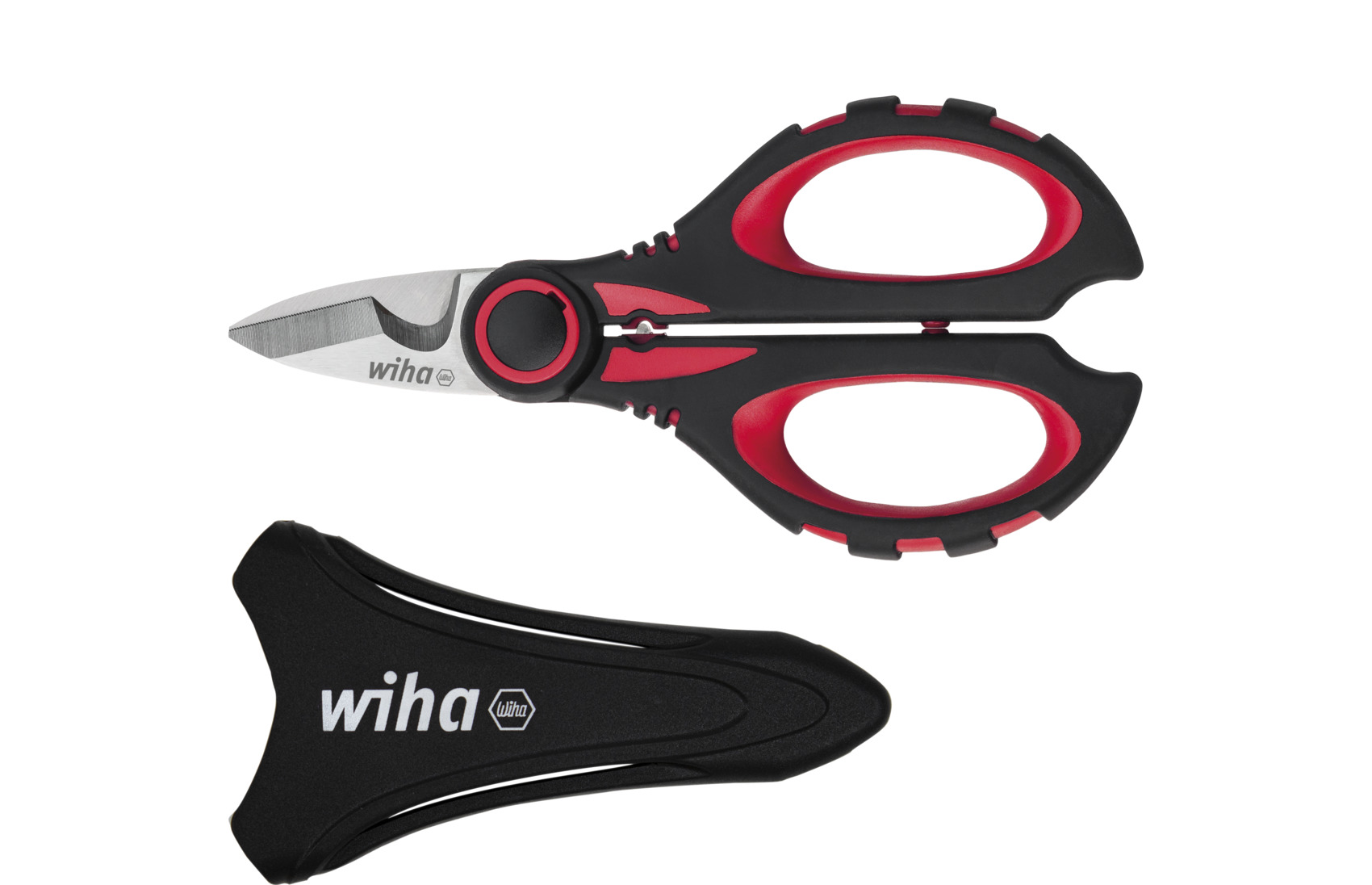 Wiha Elektrikerschere mit Crimpfunktion 1 - 5 mm² 160 mm (41923)