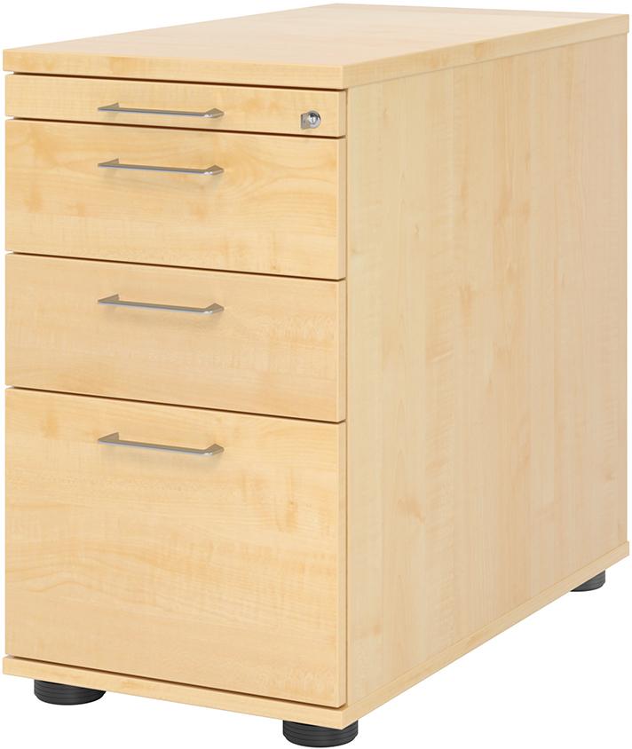 Standcontainer, 2 Schübe, 1 Hängeregistratur, BS Metall-Griffe