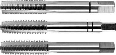 Handgewindebohrer-Satz DIN352 HSS M18 FORTIS